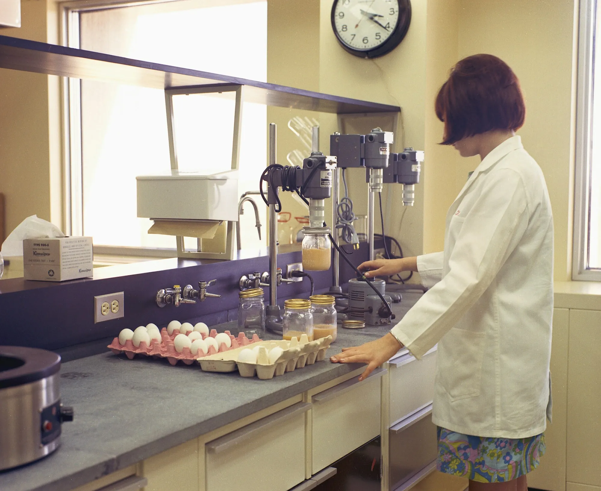 Water Testing & Analysis in Newport Beach Technician working at a laboratory counter